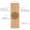 طبیعی چوب پنبه TPE چاپ 4 میلی متری خانگی تناسب اندام پد ژیمناستیک حصیر یوگای پیلاتس با کیسه