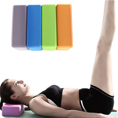 23x15x7.5cm بدن سازی EVA Foam Yoga Blocks بند حلقه فلزی D