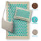 ABS PP Spikes Yoga Acupressure Mat Cushion برای مراقبت شخصی ماساژ بدن