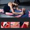 Eco Friendly Flower Printing Suede Rubber Yoga Mat 6MM Stick For Home Pilates Sport